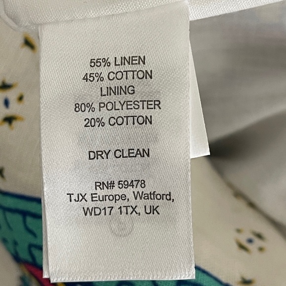 Y2K Bohemian Linen Mini Skirt | Anthropologie Lucy & Laurel | Size 4 - Picture 9 of 10